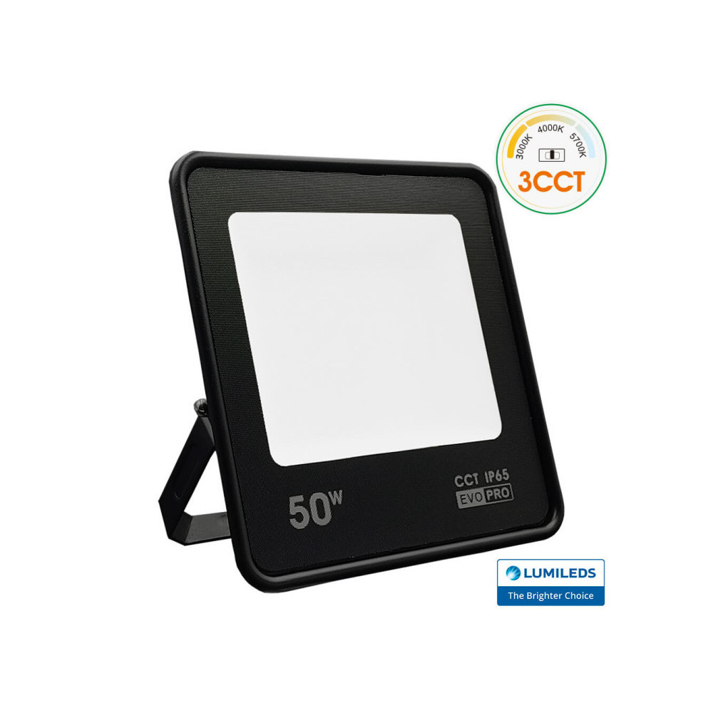 Foco Proyector Exterior LED 50W - EVO PRO - CCT - Chip Lumileds