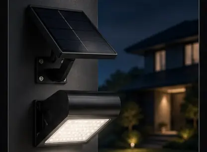 Iluminación solar LED autónoma