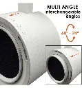 Foco LED 40w 26w Trifasico Roma Optica Regulable Ugr13 CCT - Vista Detalle #3