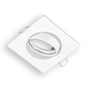 Aro Orientable Cuadrado Blanco GU10 - #2