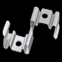 Perfil de Aluminio Empotrable con Alas de 23x8mm 2metros - #1