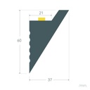 Moldura Cornisa 2m para Tira LED SVARO 60 - 74575 - Detalle 4