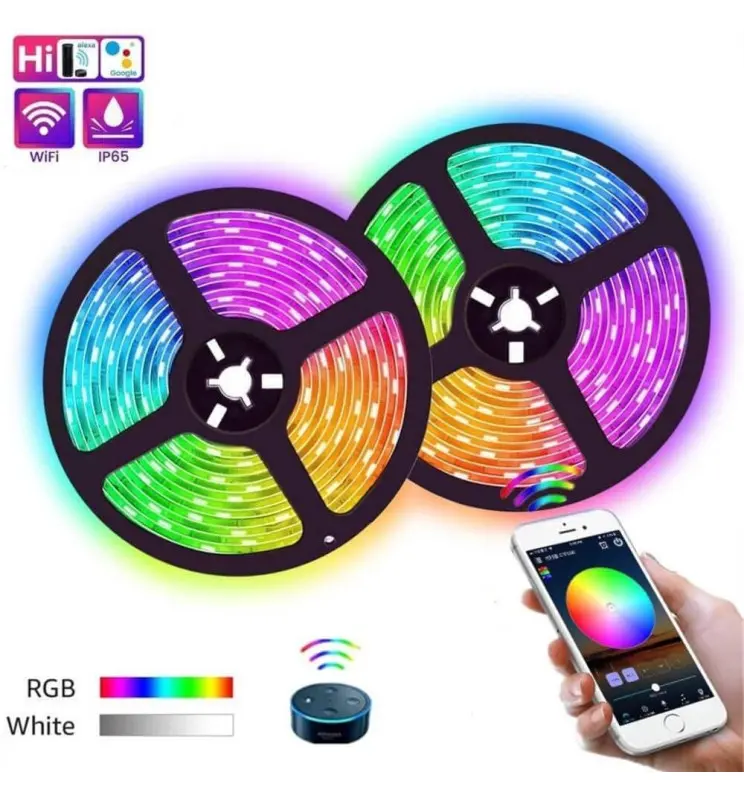 Tira LED 24w 12v Smart RGB CCT Regulable - Vista Detalle #3