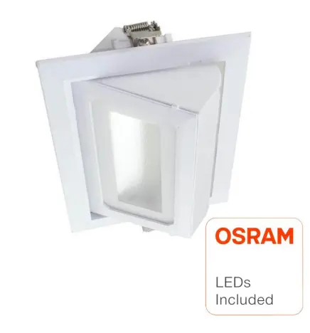 Foco Proyector LED 40w OSRAM Chip Orientable Rectangular Color Seleccionable CCT 120 - Vista De