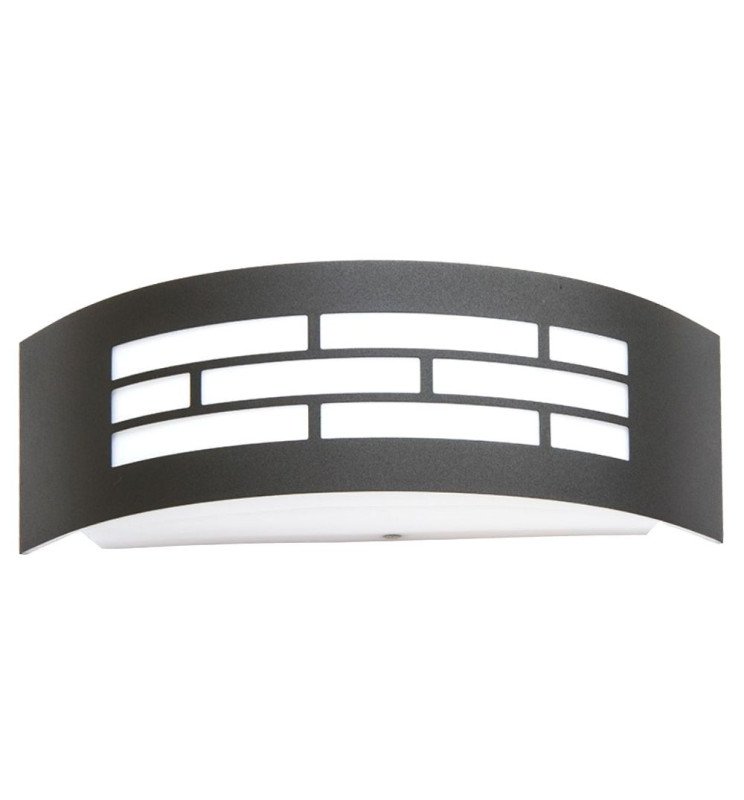 Aplique de Pared LED E27 GOTEMBURGO Grafito Interior y - Detalle 2