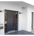 Aplique de Pared LED E27 GOTEMBURGO Grafito Interior y - Detalle 4