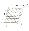 Foco Proyector Exterior Solar LED 50w Orion - Vista Detalle #2