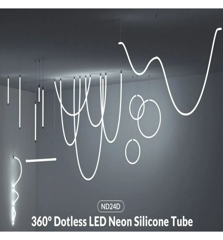 Lámpara LED Colgante - Multiformas FLEXI NEON - BADEN - Detalle 5