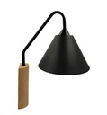 Aplique LED Negro - LERUM - Para E27 LED - Detalle 1