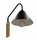 Aplique LED Negro - LERUM - Para E27 LED - Detalle 5