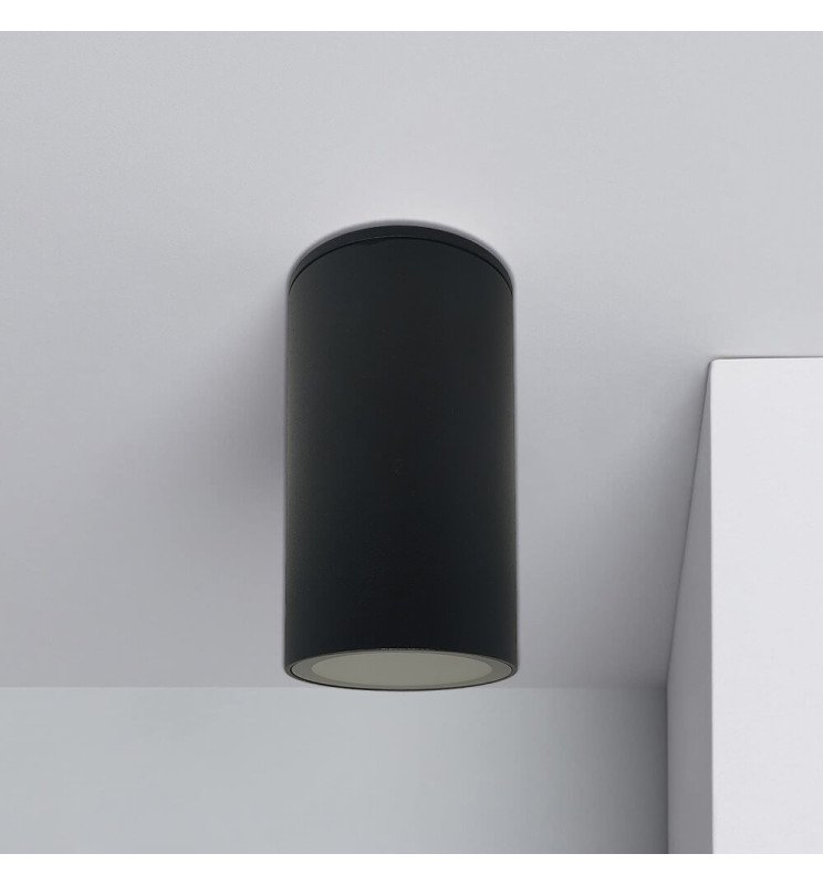 Aplique de Techo LED GU10 MR16 IP65 Aluminio Negro - Detalle 1