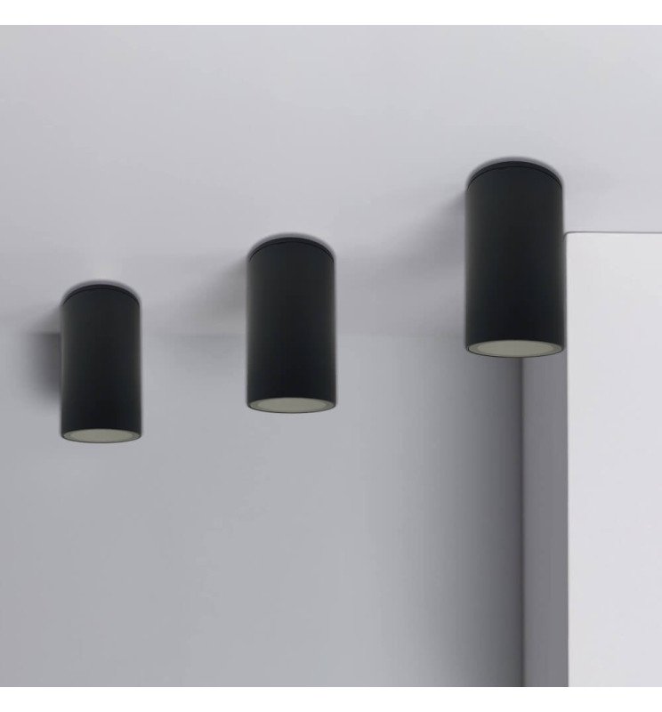 Aplique de Techo LED GU10 MR16 IP65 Aluminio Negro - Detalle 5