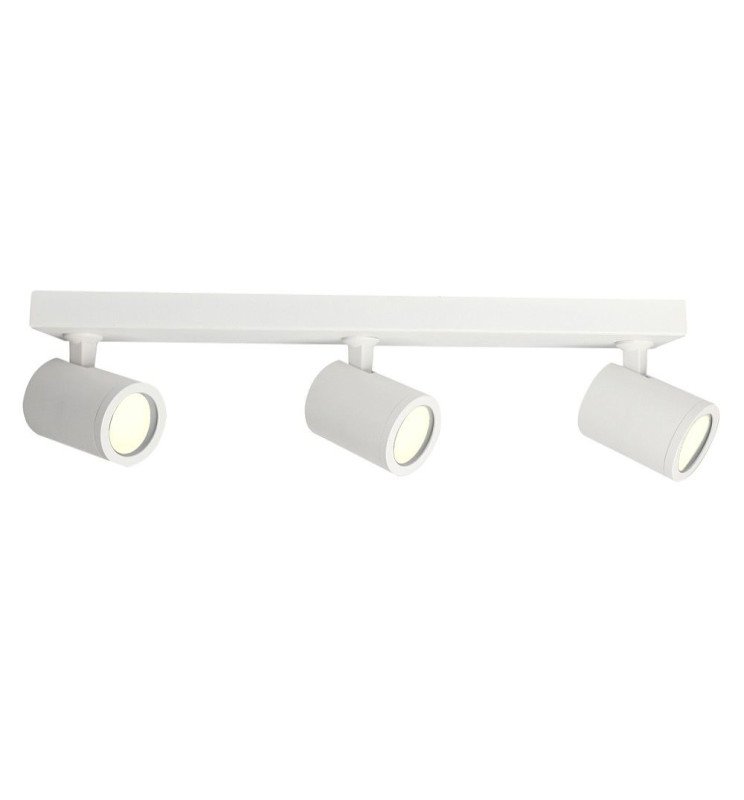 Aplique de Techo Orientable Blanco para 3x GU10 - Detalle 3
