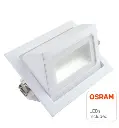 Foco Proyector LED 40w OSRAM Chip Orientable Rectangular Color Seleccionable CCT 120 - Vista De