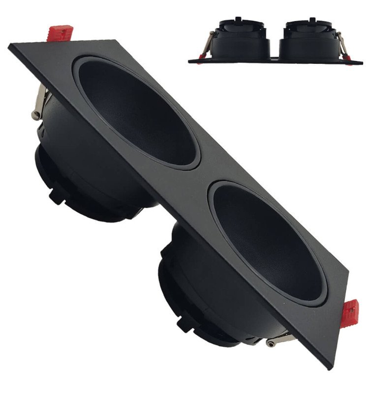 Aro basculante doble - Serie Oculus - GU10-MR16 - Detalle 2
