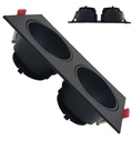 Aro basculante doble - Serie Oculus - GU10-MR16 - Detalle 2