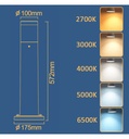 Baliza LED Circular 9W - GARDEN - 5CCT - Exterior 57cm - Detalle 4