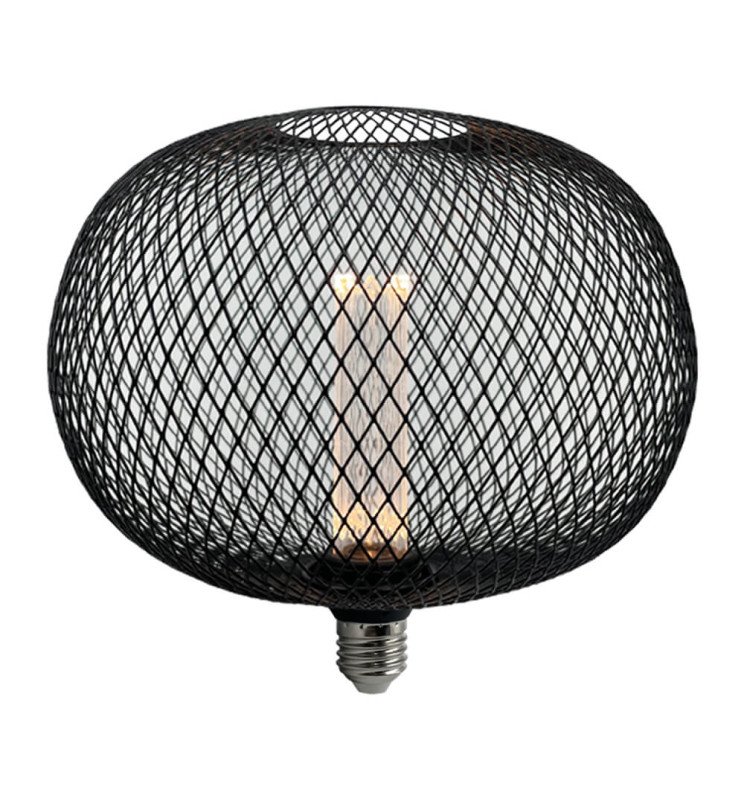 Bombilla LED Metal 4W E27 - Negro - Ø220mm - Detalle 1