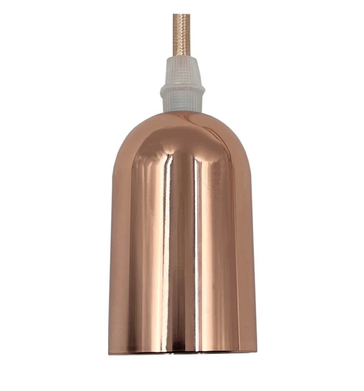 Lámpara Colgante - VINTAGE ORO ROSA - para E27 - Detalle 3