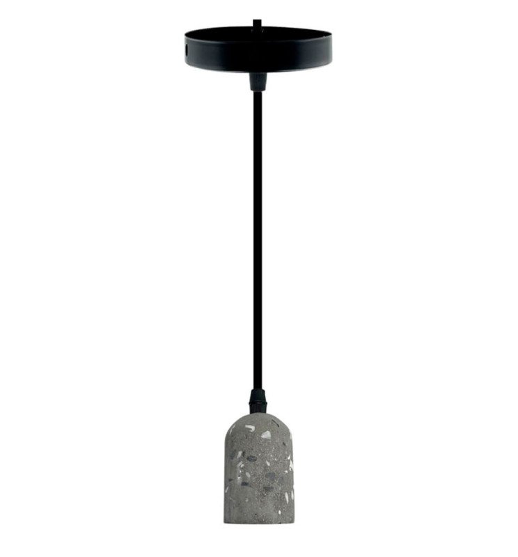 Lámpara Colgante - VINTAGE GRIS PIEDRA - para E27 - Detalle 1