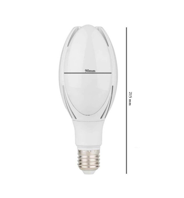 Bombilla LED ED90 40W Para Farola | Casquillo E27 Alta - Detalle 4