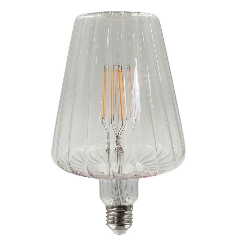 Bombilla LED Filamento decorativa 6W E27 - Ambar - BIG - Detalle 1