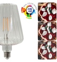Bombilla LED Filamento decorativa 6W E27 - Ambar - BIG - Detalle 3