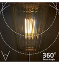 Bombilla LED Filamento decorativa 6W E27 - Ambar - BIG - Detalle 4