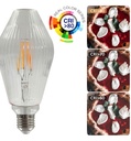 Bombilla LED Filamento decorativa 7W E27 - Ambar - Detalle 3
