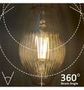 Bombilla LED Filamento decorativa 7W E27 - Ambar - Detalle 4