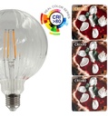 Bombilla LED Filamento Esférica decorativa 6W E27 - Detalle 3