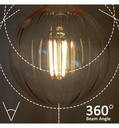 Bombilla LED Filamento Esférica decorativa 6W E27 - Detalle 4