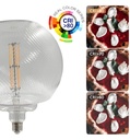 Bombilla LED Filamento Globo decorativa 7W E27 - Ambar - Detalle 3