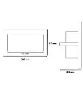 Foco Proyector LED 40w OSRAM Chip Orientable Rectangular Color Seleccionable CCT 120 - Vista De