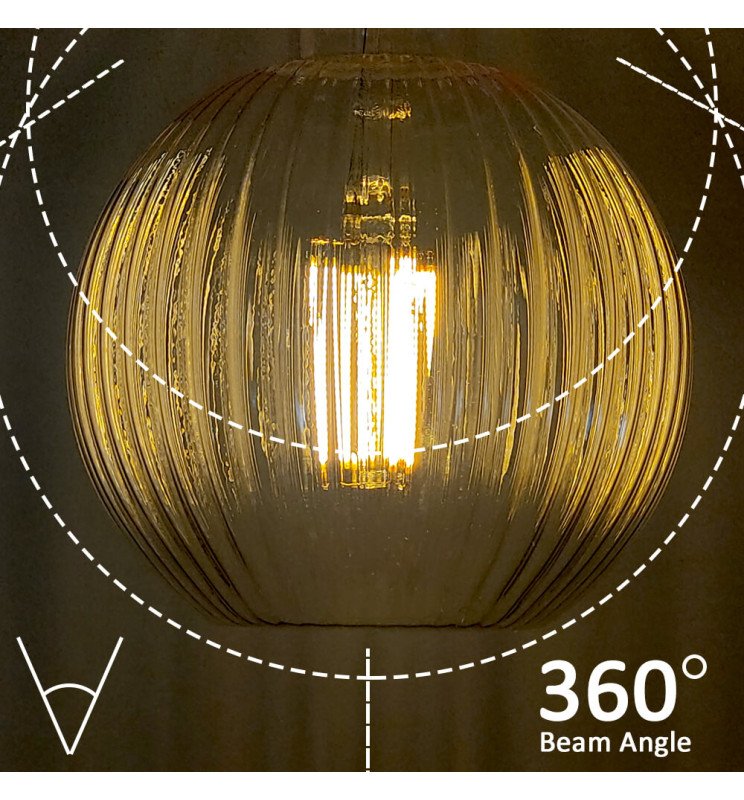 Bombilla LED Filamento Decorativa 7W E27 - Ambar - Detalle 3