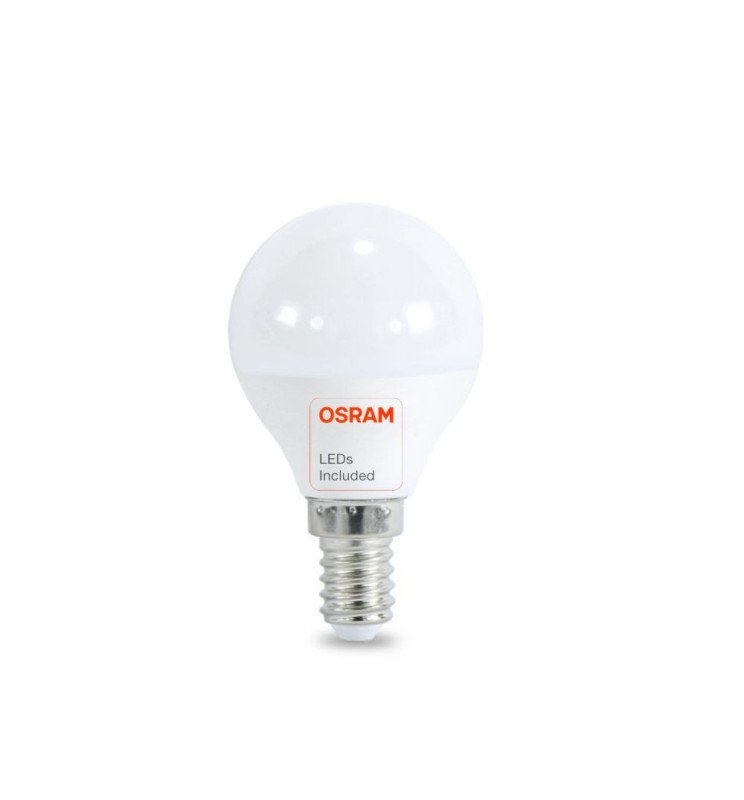 Bombilla LED 6W E14 G45 220º OSRAM CHIP DURIS E 2835 - Detalle 1