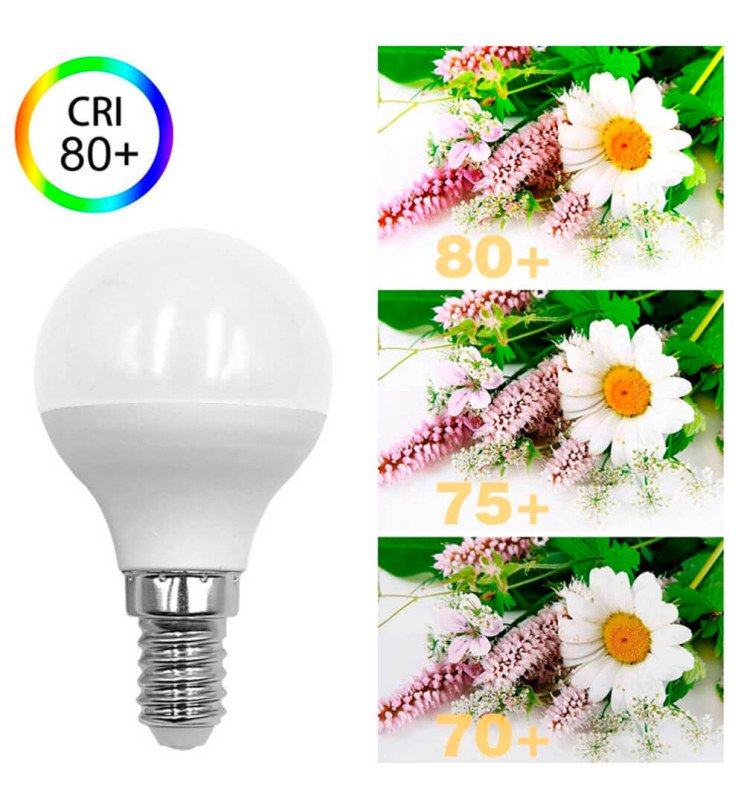 Bombilla LED 6W E14 G45 220º OSRAM CHIP DURIS E 2835 - Detalle 5