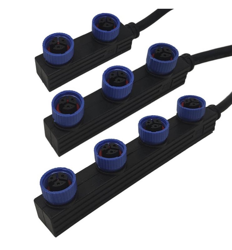Cable Conector Estanco M15 de 30Cm - 3*0.75 para - Detalle 1