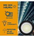 Campana Industrial LED 200W-150W-100W UFO ENDURANCE - Detalle 4