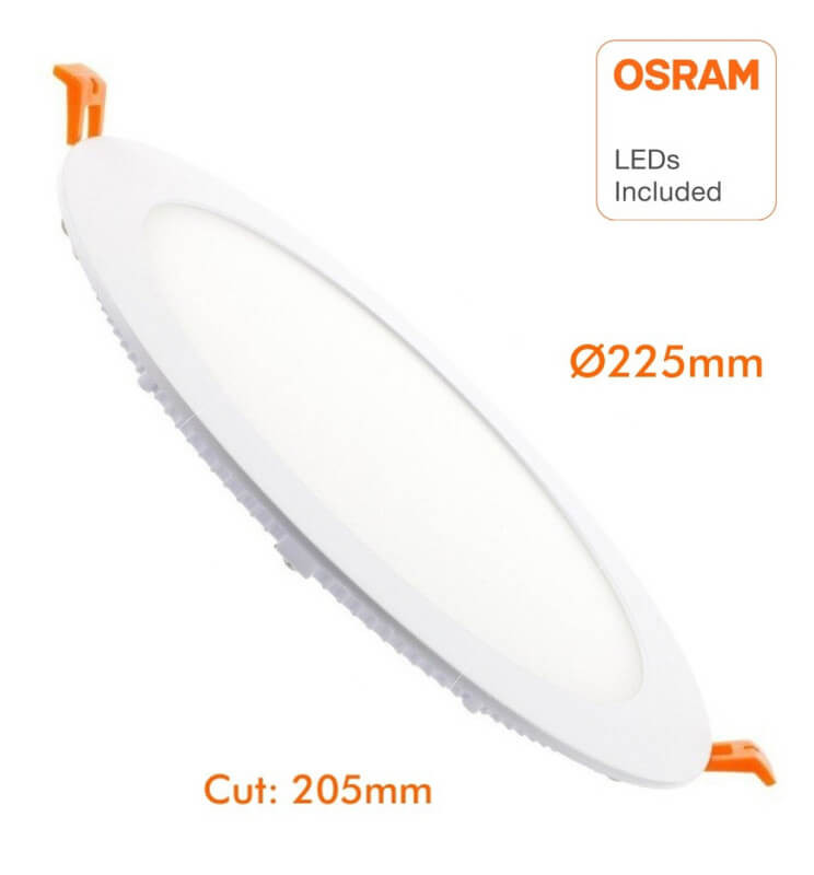 Placa Slim LED Circular 20w - OSRAM 6000k - #1