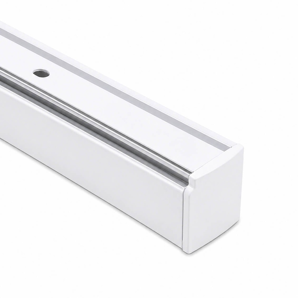 Carril Trifáscio Aluminio para focos LED | 2 metros - Detalle 3