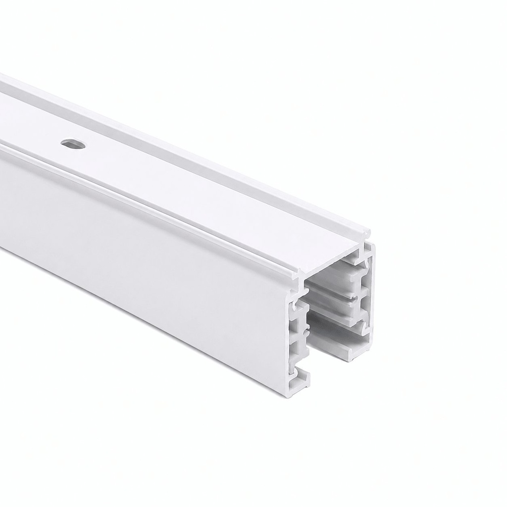 Carril Trifáscio Aluminio para focos LED | 2 metros - Detalle 5