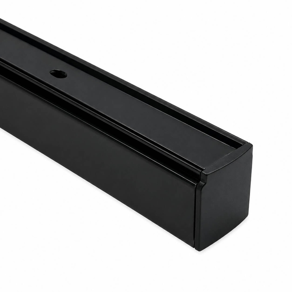 Carril Trifásico Aluminio para focos LED | 2 metros - Detalle 3
