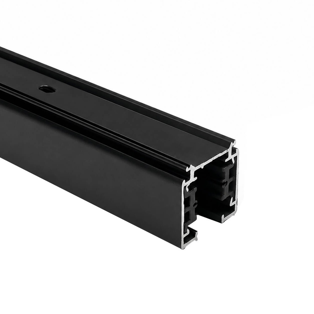 Carril Trifásico Aluminio para focos LED | 2 metros - Detalle 5