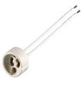 Casquillo Adaptador GU10 - CERAMICA - 10cm - Detalle 1