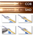 Conector Transparente para tiras LED COB + SMD - 10mm - Detalle 2