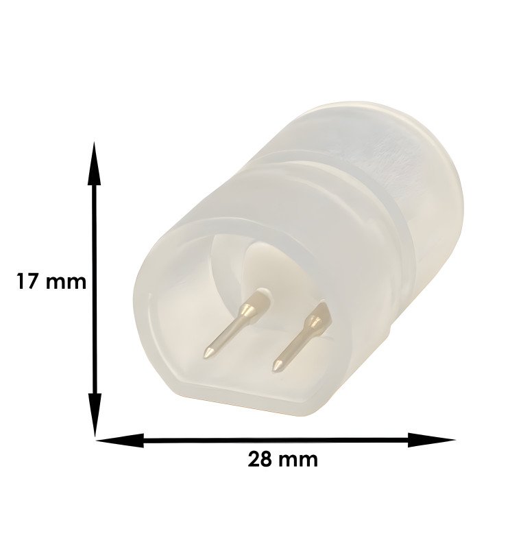 Conector de unión para Neón LED CIRCULAR 220V - 360º - Detalle 2