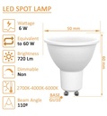 Dicroica LED 6W 110° GU10 - OSRAM CHIP DURIS E 2835 - Detalle 3