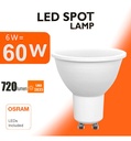 Dicroica LED 6W 110° GU10 - OSRAM CHIP DURIS E 2835 - Detalle 4