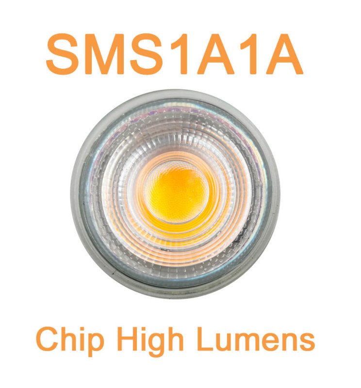 Dicroica LED GU10 8W ALTA LUMINOSIDAD - Cristal - Detalle 5